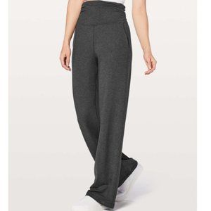 Lululemon Athletica Gray Joggers High Waist Relaxed Fit